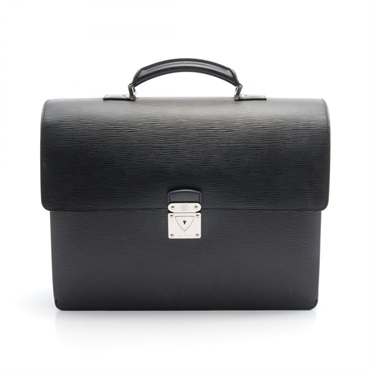 LOUIS VUITTON Robusto 2 Business bag M54542 Epi leather Black Noir Used Women LV