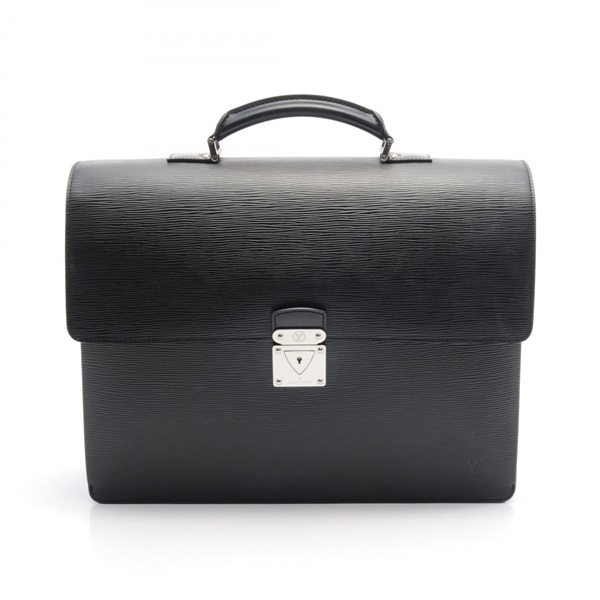 LOUIS VUITTON Robusto 2 Business bag M54542 Epi leather Black Noir Used Women LV