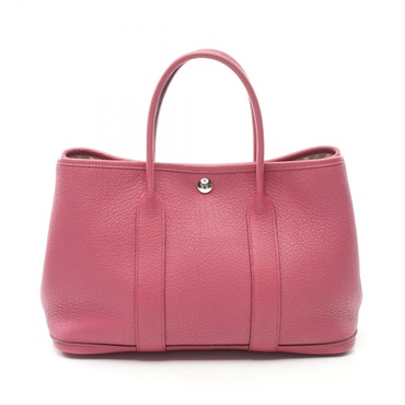 HERMES Garden party TPM Tote Bag Negonda leather SHW Bois de rose Pink Used