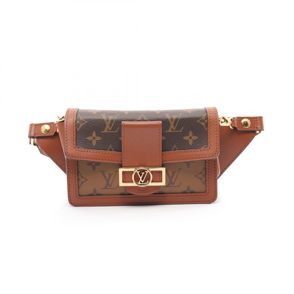 LOUIS VUITTON Dauphine belt bag M44586 Monogram Reverse canvas leather Brown LV