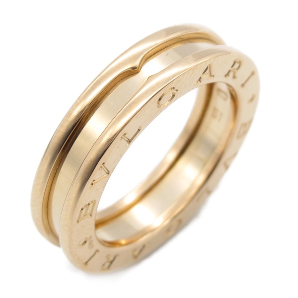 BVLGARI B-zero 1 ring 1 band 18KPG Pink Rose Gold Used unisex US size 5.75 #51
