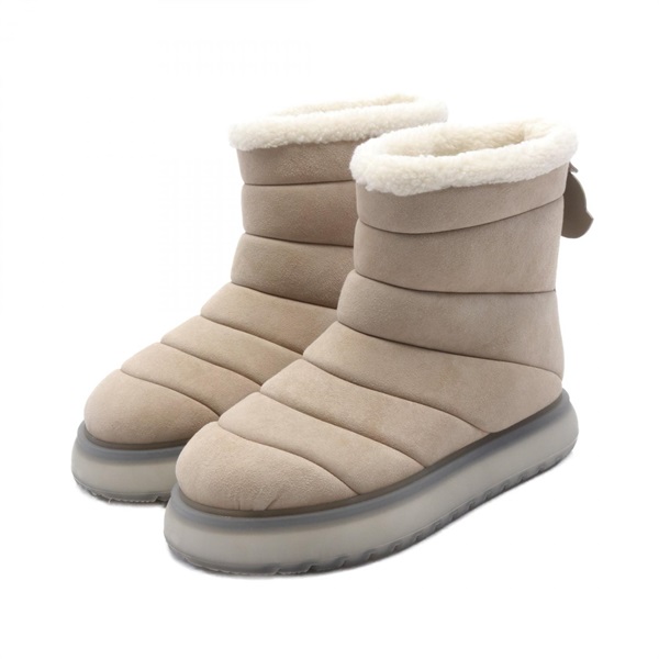 MONCLER HERMOSA SNOW BOOTS H209B4H00030M2100 Mouton Beige Used Women #38