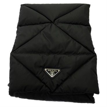 PRADA Scarf 2FS028IYKF0002 Nylon Black NEW unisex