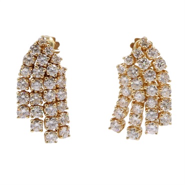 JEWELRY Diamond Earring Earring 18KYG Yellow Gold Used women