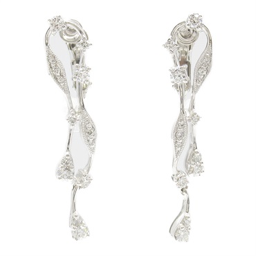 JEWELRY Diamond Earring 18KWG White Gold Used women