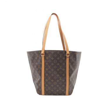 LOUIS VUITTON Sac shopping Tote Bag M51108 Monogram canvas Brown Used Women LV