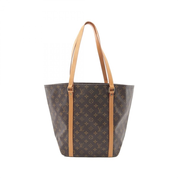 LOUIS VUITTON Sac shopping Tote Bag M51108 Monogram canvas Brown Used Women LV