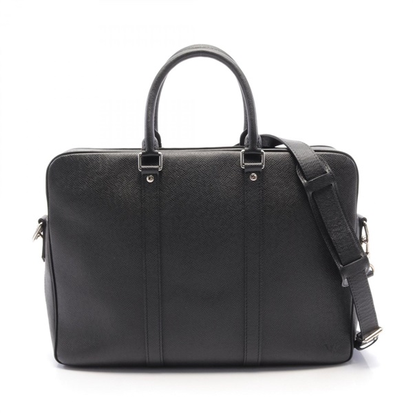 LOUIS VUITTON PDV Porte Document Voyage Business shoudler bag M33412 Taiga noir