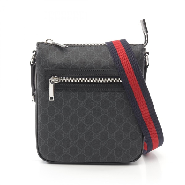 GUCCI GG Supreme Small Shoulder Bag 792082FADJA1042 canvas Black NEW crossbody