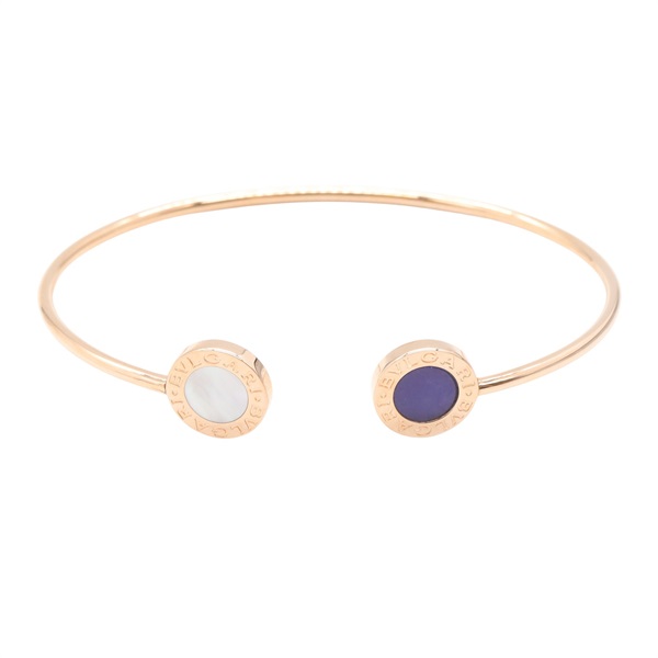 BVLGARI BVLGARI Lapis Lazuli Bracelet 18KPG Gold Mother of Pearl used women