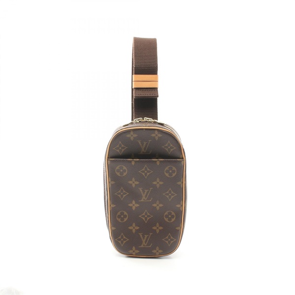 LOUIS VUITTON Pochette Gange Waist bag M51870 Monogram canvas Brown Used unisex