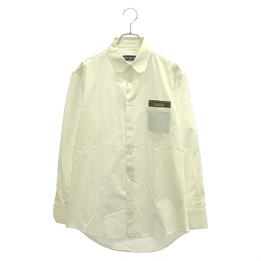 LOUIS VUITTON Shirts Long Sleeve HJS40W cotton White Used Women size XS