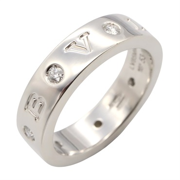 BVLGARI Bvlgari 7P Diamond Ring 18KWG White Gold Used unisex US size 6.25 #53