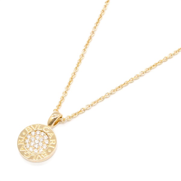 BVLGARI Bulgari Necklace Diamond Pendant 18KYG Yellow Gold Used women