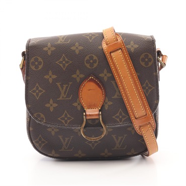 LOUIS VUITTON Saint Cloud PM Shoulder Bag M51244 Monogram canvas Brown Used LV