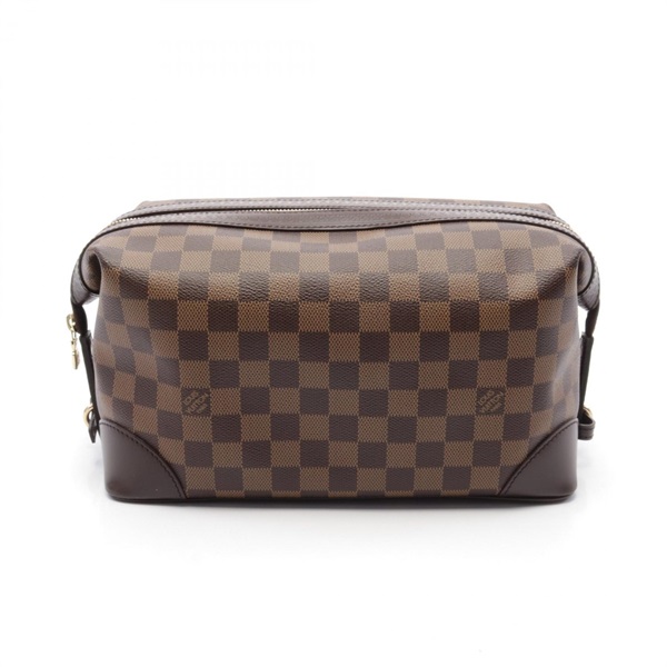 LOUIS VUITTON Vaslab Wash business clutch second bag N41538 Damier Ebene Used LV