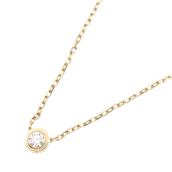 CARTIER D'amour Diamond Necklace LM 18KYG Yellow Gold Used women