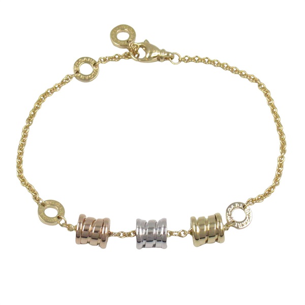 BVLGARI B-zero1 Element Bracelet 340667 118KYG 18KPG 18KWG Three gold women used
