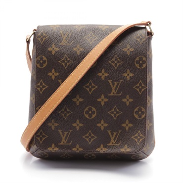 LOUIS VUITTON Musette Salsa Crossbody Long Shoulder Flap Bag M51387 Monogram LV