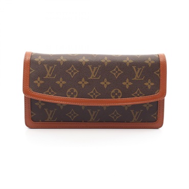 LOUIS VUITTON Pochette Dam PM business clutch bag M51812 Monogram Brown Used LV