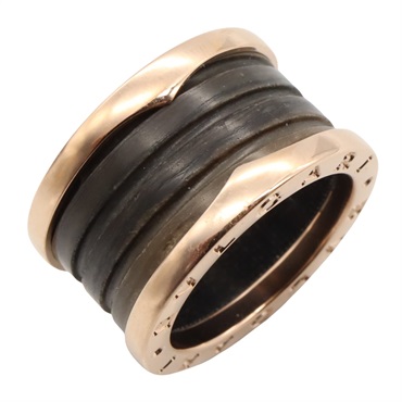 BVLGARI B-zero1 Ring 18KPG Pink Rose Goldi Used unisex US size 5 #50
