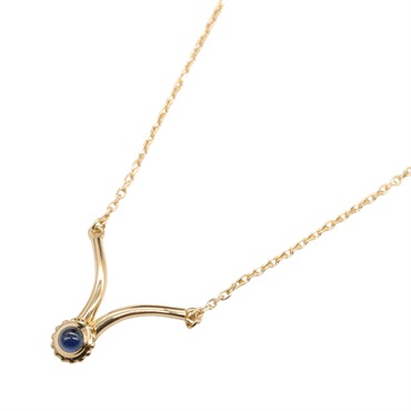 CARTIER Sapphire Necklace 18KYG Yellow Gold Blue Used women