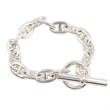 HERMES Chaine dancre MM 15-links Bracelet Silver925 Used unisex