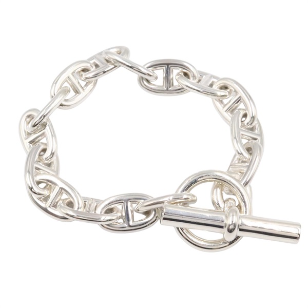 HERMES Chaine dancre MM 15-links Bracelet Silver925 Used unisex