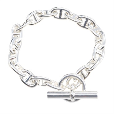 HERMES Chaine dancre MM Bracelet 18 links Bracelet Silver925 Used unisex