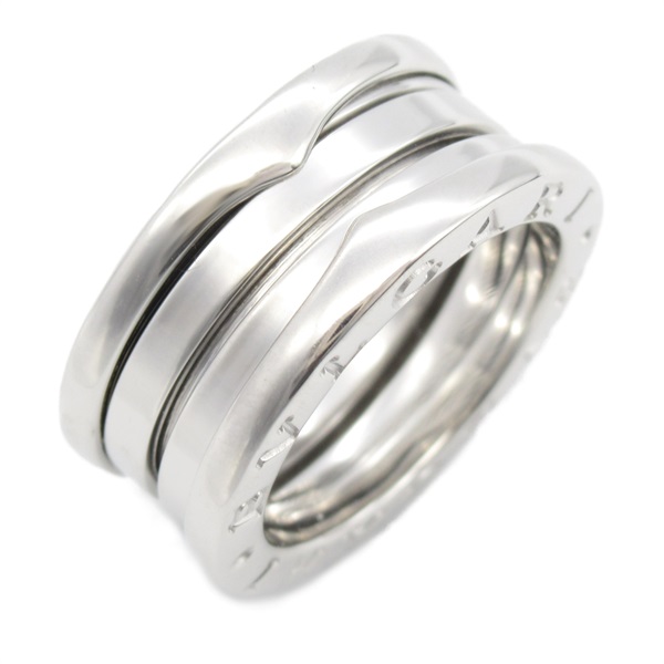BVLGARI B-zero 1 Ring 18KWG White Gold Used unisex US size 4.75 #49