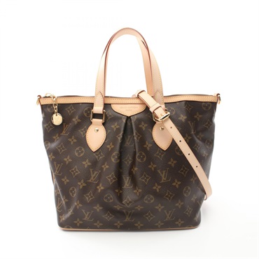 LOUIS VUITTON Palermo PM 2way shoulder Handbag M40145 Monogram canvas Used Women