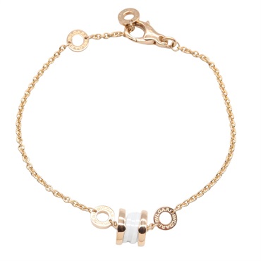 BVLGARI B-zero1 Element Bracelet Ceramic 354812 18KPG Pink Rose Gold Used unisex