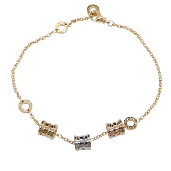 BVLGARI B-zero1 Element Bracelet 18KYG Yellow 18KWG White Three Gold Used unisex