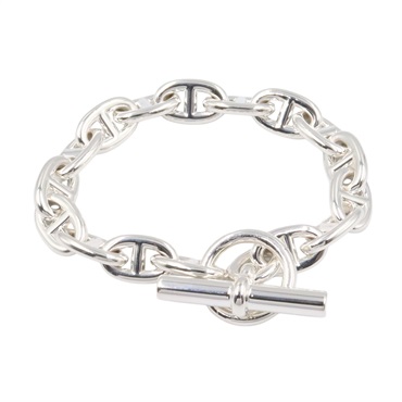 HERMES Chaine dancre MM 16 links Bracelet Silver925 Used unisex