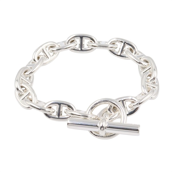 HERMES Chaine dancre MM 16 links Bracelet Silver925 Used unisex