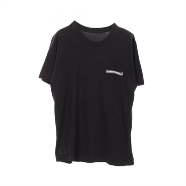 CHROME HEARTS USA LOGO T-shirt #M 2212-304-0070 cotton Black Used mens
