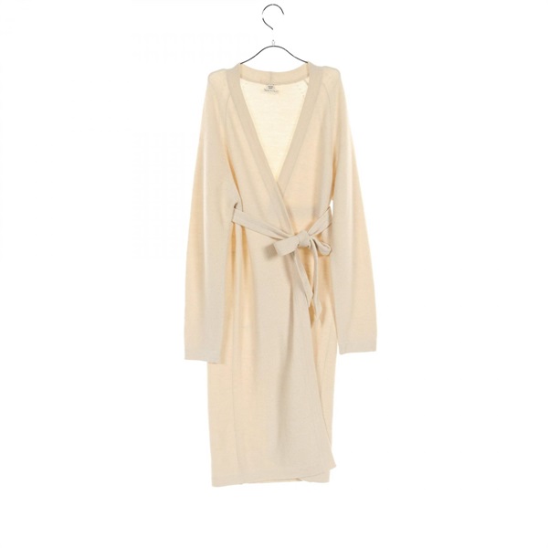 HERMES knitwear cardigan coat alpaca Beige Used Women size 42