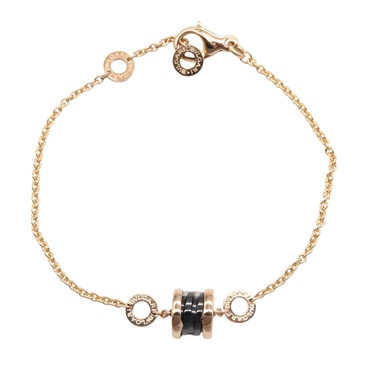 BVLGARI B-zero1 Ceramic Bracelet 354810 18KPG Pink Rose Gold Used unisex