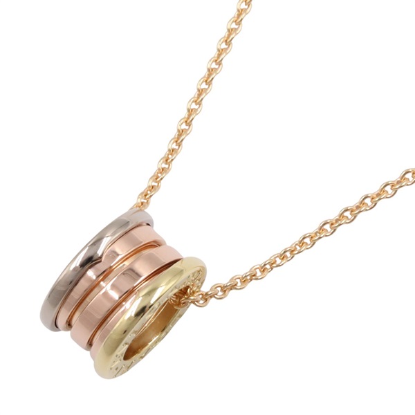 BVLGARI B-zero1 Necklace 18KYG 18KPG 18KWG Three gold used women Pendant