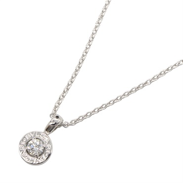 BVLGARI Bulgari Necklace 1P Diamond 18KWG White Gold Used women