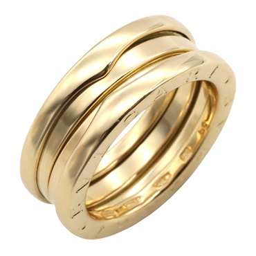 BVLGARI B-zero1 Ring 2 bands 18KYG Yellow Gold Used unisex US size 5.5 #51
