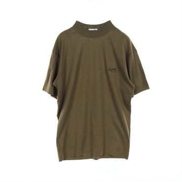 HERMES T-shirt S size short sleeves cotton Khaki Used mens
