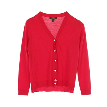 LOUIS VUITTON cardigan S size knitwear RW122fJF2KC07OAZ wool Red Used