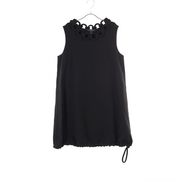LOUIS VUITTON Dress RW221A UVF FMDR55 wool Black Used Women size 40