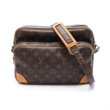 LOUIS VUITTON Nile Shoulder crossbody Bag M45244 Monogram canvas leather Brown