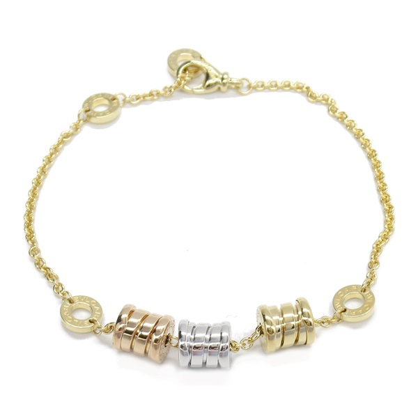 BVLGARI B-zero1 Element Bracelet Three gold 18KYG 18KWG 18KPG Used women