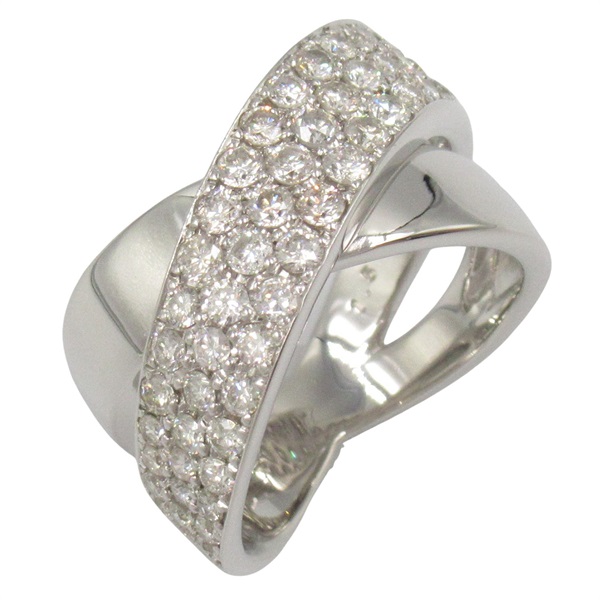 JEWELRY Diamond Ring Pt900 Platinum Used women US size 6.25
