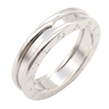 BVLGARI B-zero1 Ring 1 band 18KWG White Gold Used Unisex US size 7 #54
