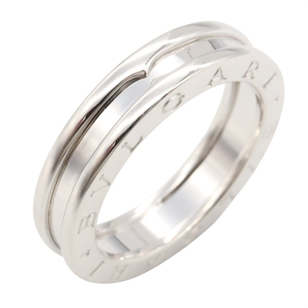 BVLGARI B-zero1 Ring 1 band 18KWG White Gold Used Unisex US size 7 #54