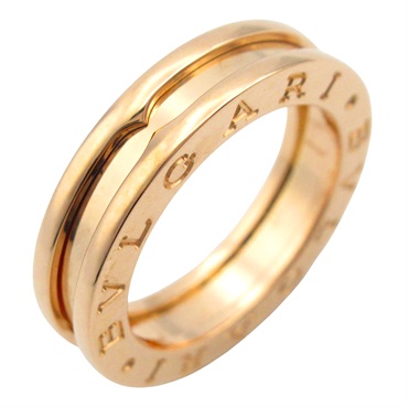 BVLGARI B-zero1 Ring 1 Band 18KPG Pink Rose Gold Used unisex US size 5.75 #51